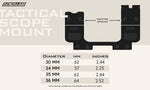 Area 419 Tactical One-Piece Scope Mount